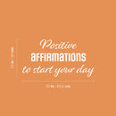 Vinyl Wall Art Decal - Positive Affirmations - 42.6" x 57.7" - Modern Inspirational Quote Sticker For Home Office School Bedroom Living Room Decoration Decor 4