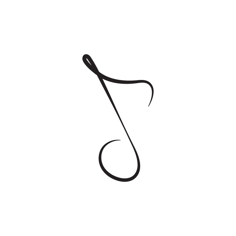 Vinyl Wall Art Decal - Music Note - 29.5" x 16.5" - Trendy Fun Inspiring Eighth Note Shape Cool Design Sticker For Bedroom Living Room Office School Classroom Coffee Shop Music Store Decor 1