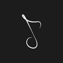 Vinyl Wall Art Decal - Music Note - 29.5" x 16.5" - Trendy Fun Inspiring Eighth Note Shape Cool Design Sticker For Bedroom Living Room Office School Classroom Coffee Shop Music Store Decor 1