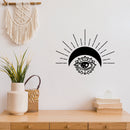 Vinyl Wall Art Decal - Moon Eye Spark - 21.5" x 16.5" - Modern Sticker Trendy Figures Minimalist Flower Design For Home Bedroom Living Room Work Office Store Fine Decor 3