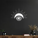 Vinyl Wall Art Decal - Moon Eye Spark - 21.5" x 16.5" - Modern Sticker Trendy Figures Minimalist Flower Design For Home Bedroom Living Room Work Office Store Fine Decor 3