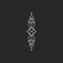 Vinyl Wall Art Decal - Abstract Square - 60" x 15" - Modern Minimal Figure Geometric Design Sticker For Home Office Bedroom Living Room Window Store Decor 1