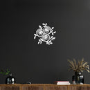 Vinyl Wall Art Decal - Line Flowers - 17" x 17" - Simple Roses Line Design Sticker For Home Bedroom Flower Store Office Living Room Minimal Flowers Decor 3