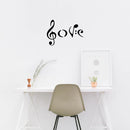Vinyl Wall Art Decal - Music Notes - Trendy Inspirational Good Vibes Quote Sticker For Music Lover Home Bedroom Living Room Playroom Office Switch Decor 3