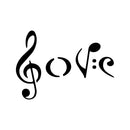 Vinyl Wall Art Decal - Music Notes - 10" x 14" - Trendy Inspirational Good Vibes Quote Sticker For Music Lover Home Bedroom Living Room Playroom Office Switch Decor 1