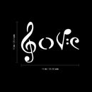 Vinyl Wall Art Decal - Music Notes - 10" x 14" - Trendy Inspirational Good Vibes Quote Sticker For Music Lover Home Bedroom Living Room Playroom Office Switch Decor 4