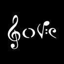 Vinyl Wall Art Decal - Music Notes - 10" x 14" - Trendy Inspirational Good Vibes Quote Sticker For Music Lover Home Bedroom Living Room Playroom Office Switch Decor 1