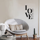 Vinyl Wall Art Decal - Love Is All You Need - 20" x 12" - Trendy Lovely Inspirational Positive Quote Sticker For Home Bedroom Family Living Room Playroom Kids Room Kindergarten Decor 2