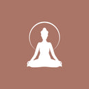 Vinyl Wall Art Decal - Yoga Woman - 21" x 16.5" - Trendy Motivational Positive Healthy Sticker For Home Office Workout Room Yoga CrossFit Center Gym Fitness Lifestyle Decor 1