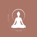 Vinyl Wall Art Decal - Yoga Woman - 21" x 16.5" - Trendy Motivational Positive Healthy Sticker For Home Office Workout Room Yoga CrossFit Center Gym Fitness Lifestyle Decor 4