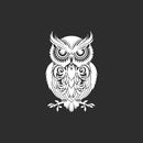 Vinyl Wall Art Decal - Owl Mandala - 20" x 12.7" - Modern Cute Animal Geometric Sticker For Girly Home Office School Bedroom Yoga Meditation Mirror Decor 1