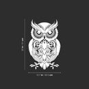 Vinyl Wall Art Decal - Owl Mandala - 20" x 12.7" - Modern Cute Animal Geometric Sticker For Girly Home Office School Bedroom Yoga Meditation Mirror Decor 4