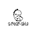 Vinyl Wall Art Decal - Aroarable - Trendy Inspirational Adorable Quote Cute Dinosaur Design Sticker For Children Bedroom Home Baby Nursery Daycare Kids Room Decor 1