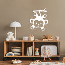 Vinyl Wall Art Decal - Little Monkey - 15" x 12" - Trendy Lovely Design Sticker For Home Toddlers Bedroom Baby's Nursery Playroom Daycare Kindergarten Decor 3