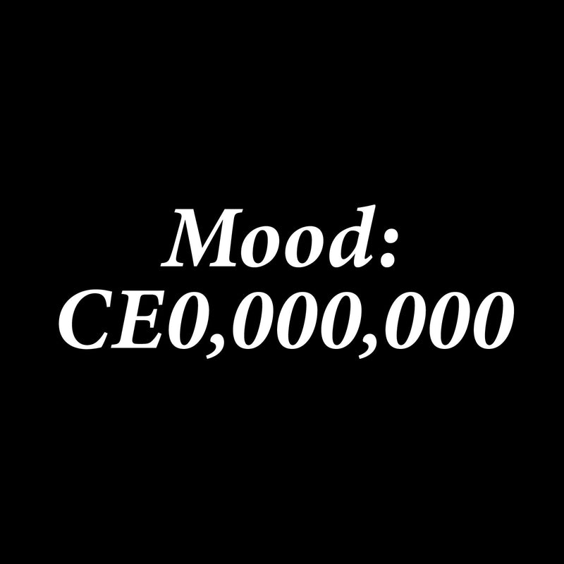 Vinyl Wall Art Decal - Mood: CE0; 000; 000 - 5" x 14" - Trendy Motivational Positive Hard Work Quote Sticker For Home School Office Bedroom Living Room Decor 1