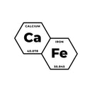 Vinyl Wall Art Decal - Ca Fe Formula - 11" x 15" - Trendy Chemistry Element Spanish Design Sticker For Home Office Kitchenette Coffee Shop Restaurant Storefront Decor 1