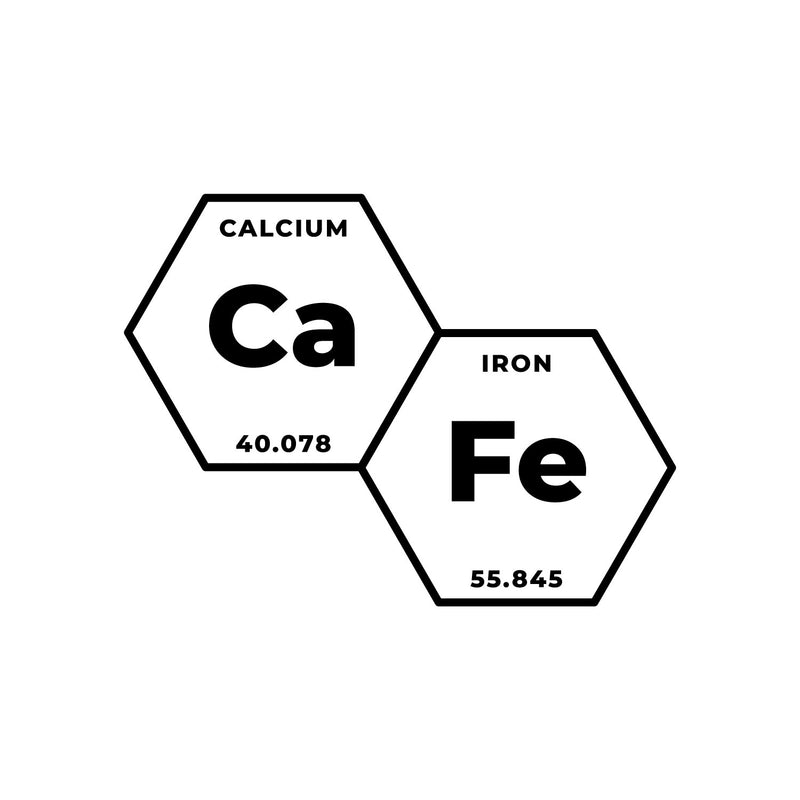 Vinyl Wall Art Decal - Ca Fe Formula - 11" x 15" - Trendy Chemistry Element Spanish Design Sticker For Home Office Kitchenette Coffee Shop Restaurant Storefront Decor 1