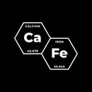 Vinyl Wall Art Decal - Ca Fe Formula - 11" x 15" - Trendy Chemistry Element Spanish Design Sticker For Home Office Kitchenette Coffee Shop Restaurant Storefront Decor 1