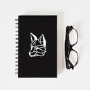Vinyl Wall Art Decal - Geometric Wolf - 4" x 3" - Modern Minimalist Design Sticker For Bedroom Mirror Notebooks Laptops Mugs Thermos Car Bumpers Windows Decor 2