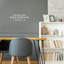 Vinyl Wall Art Decal - I Wanna See What Happens When I Don't Give Up - 9" x 25" - Modern Motivational Goals Quote Sticker For Home Office School Classroom Decor 3