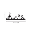 Vinyl Wall Art Decal - Desert - - Desert Plants Trendy Nature Design For Cactus Lovers Home Office Living Room Bedroom Wildflowers Store Decor 4