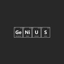 Vinyl Wall Art Decal - GENIUS - 8" x 28" - Trendy Cool Chemistry Element Design Sticker For Home Kids Room Nursery Living Room Playroom Kindergarten Daycare Decor 4