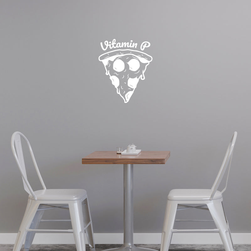 Vinyl Wall Art Decal - Vitamin P - 23.5" x 20" - Trendy Sarcastic Funny Teen Joke Quote Sticker For  Home Bedroom Family Room Kitchen Dining Room Restaurant Decor 3