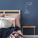 Vinyl Wall Art Decal - Eye Lines - 24.5" x 17" - Trendy Spiritual Good Vibes One Line Design Sticker For Home Office Bedroom Closet Living Room Window Decor 3