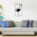 Vinyl Wall Art Decal - Flamingo Silhouette - 27" x 15" - Trendy Sticker Animal Figure Minimalist Design For Home Bedroom Living Room Work Office Store Decor 3