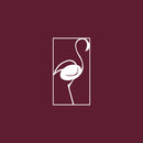 Vinyl Wall Art Decal - Flamingo Silhouette - 27" x 15" - Trendy Sticker Animal Figure Minimalist Design For Home Bedroom Living Room Work Office Store Decor 1