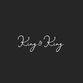 Vinyl Wall Art Decal - King & King Headboard - 35" x 12.5" - Married Couples Wedding Gift Male Home Bedroom Quote Sticker Living Room Gay Love Men LGBTQ Room Decor 1