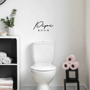 Vinyl Wall Art Decal - Pipi Room - 7" x 15" - Trendy Funny Sarcastic Joke Quote Sticker For Home Bathroom Office Restaurant School Coffee Shop Restrooms Decor 2