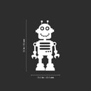 Vinyl Wall Art Decal - Robot - 35" x 19.5" - Modern Inspirational Cute Toy Design Sticker For Children Bedroom Home Baby Nursery Daycare Kids Room Decor 4