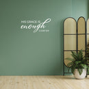 Vinyl Wall Art Decal - His Grace Is Enough 2 Cor 12:9 - 12" x 26"  - Inspirational Religious Bible Verse Quote Sticker For Home Bedroom Living Room Office Church Decor 2