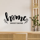 Vinyl Wall Art Decal - Home Sweet Home - 7" x 15" - Trendy Lovely Inspirational Charming Quote Sticker For Home Windows Family Living Room Doors Storefront Decor 2