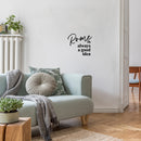 Vinyl Wall Art Decal - Rome Is Always A Good Idea - 11" x 12" - Modern Inspiring Positive Good Vibes Quote Sticker For Travel Lovers Living Room Playroom Classroom School Office Decor 3