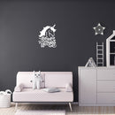 Vinyl Wall Art Decal - I Believe In Unicorns - 20" x 17" - Modern Inspirational Cute Lovely Girly Quote Sticker For Children Bedroom Home Baby Window Decor 3