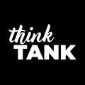 Vinyl Wall Art Decal - Think Tank - 7" x 14" - Trendy Motivational Positive Hard Work Quote Sticker For Home School Office Conference Rooms Coffee Shop Decor 1