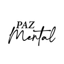Vinyl Wall Art Decal - Paz Mental / Mental Peace - 6" x 12"-  Motivating Lovely Self Esteem Spanish Quote Sticker For Home Bedroom Closet Living Room Therapist Office Coffee Shop Decor 1