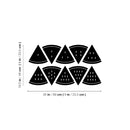 Vinyl Wall Art Decal - Watermelon Numbers 1-10 - - Trendy Educational Back to School Design Sticker For Classroom Kids Room Home Kindergarten Funny Playroom Preschool Decor 4