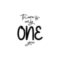 Vinyl Wall Art Decal - There Is Only One You - - Modern Inspirational Cute Design Sticker For Children Bedroom Home Baby Nursery Daycare Kids Room Decor 1