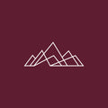 Vinyl Wall Art Decal - Geometric Mountains - 15" x 37" - Trendy Motivating Fun Good Vibes Mountain Design Sticker For Home Living Room Windows Office Coffee Shop Sports Storefront Decor 1