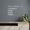 Vinyl Wall Art Decal - Fall In Love With Taking Care Of Yourself - 16" x 25" -  Motivational Self Love Quote Sticker For Home Office Therapy Bedroom Decor 2