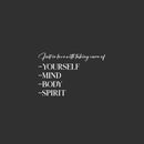 Vinyl Wall Art Decal - Fall In Love With Taking Care Of Yourself - 16" x 25" -  Motivational Self Love Quote Sticker For Home Office Therapy Bedroom Decor 1