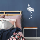 Vinyl Wall Art Decal - Flamingo - 26" x 12.5" - Trendy Figure Minimalist Animal Design Sticker For Home Bedroom Mirror Living Room Work Office Window Decor 2