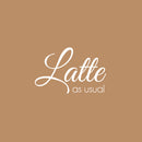 Vinyl Wall Art Decal - Latte As Usual - Trendy Funny Inspiring Caffeine Lovers Quote Sticker For Home Office Kitchenette Coffee Shop Storefront Decor 5