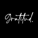 Vinyl Wall Art Decal - Gratitud / Gratitude - 7" x 18" - Lovely Motivational Positive Good Vibes Spanish Quote Sticker For Bedroom Living Room Playroom Classroom Coffee Shop Decor 1
