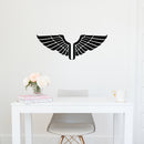 Vinyl Wall Art Decal - Wings - 46" x 16.5" - Cute Minimal Animal Design Sticker For Girly Home Office Bedroom Boutique Beauty Salon Mirror Decor 3