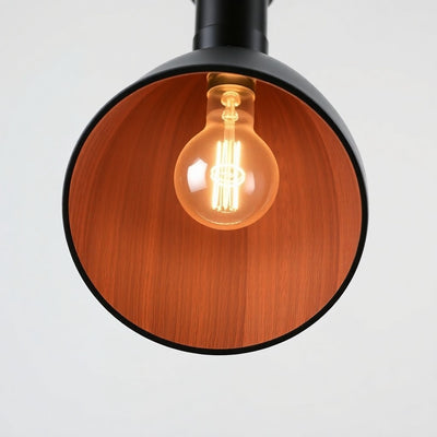 Hampton Bay HD7980A1 14.38" Lámpara de Techo Empotrada Negra Mate Greenwood — imagen 1