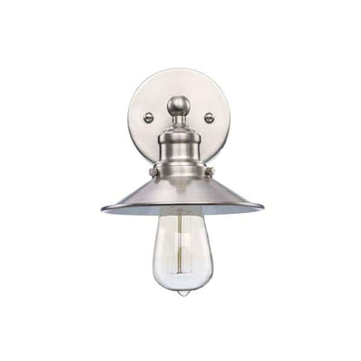 Hampton Bay 20511 WH-BN Lámpara de Pared Industrial Farmhouse Níquel Cepillado | MiOfertas